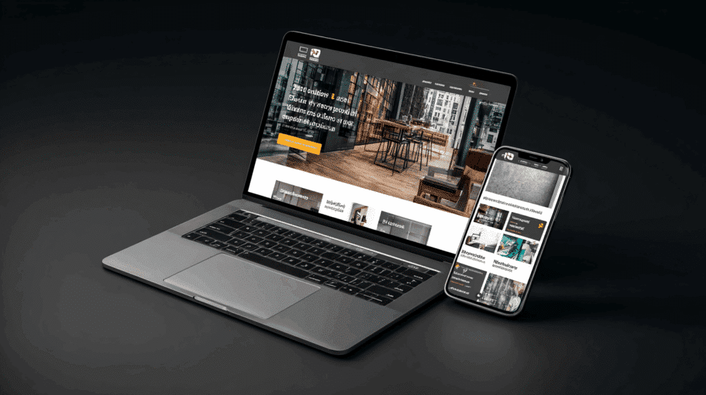 Smartphone und Notebook