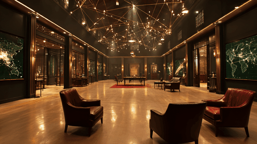 Lobby im Kingsman-Style
